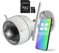 TELECAMERA EZVIZ H3C 2K 4MPX DA ESTERNO VISIONE NOTTURNA A COLORI CON SCHEDA 64G
