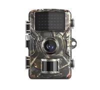 Telecamera Fauna Selvatica Telecamera Da Caccia 128 GB For La Fauna Selvatica For Visione Notturna Attivata Dal Movimento For Foresta All'aperto Trigger For Esplorazione Dela(128GB Storage Card)