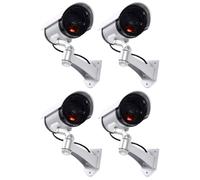 Telecamera Finta Dummy 4PZ con LED IR Lampeggiante Videosorveglianza Camera