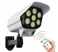 TELECAMERA FINTA PANNELLO SOLARE CON SENSORE DI MOVIMENTO 77 LED FARETTO LUCE