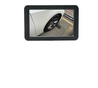 Telecamera for auto con doppia lente da 5 pollici, telecamera for visione frontale laterale, angolo ruotabile, monitor for angolo cieco con interruttore video(Right Side Black)