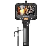 Telecamera for endoscopia for periscopio industriale con sterzo 1080P a 360° a 2 vie da 3,9 m/6/8 mm, schermo HD da 5" per fognature/tubazioni/automotive(8mm dual lens,2m)