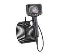 Telecamera For Endoscopia Industriale Con Sterzo A 360 Gradi Doppia Fotocamera Schermo HD Da 5 "Endoscopio Periscopio IP67 Ad Alta Impermeabilità(Dual Camera 6.5MM)