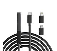 Telecamera For Endoscopio Con Obiettivo Singolo E Doppio Da 8 Mm Periscopio Impermeabile Smart Phone Ispezione Delle Fogne For Auto Immagini Più Chiare Ispezioni Accurate(3m,Single Suit)