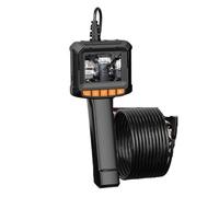 Telecamera for endoscopio con telecamera for boroscopio con schermo IPS HD da 4,3 pollici, HD1080P con luci a 8 LED IP67 impermeabile per fognature/tubazioni/automotive(2.4inch Single Lens,5M)