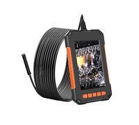 Telecamera For Endoscopio Industriale 1080P 4.3 Pollici IPS Periscopio For Ispezione Auto Con Doppia Lente Singola IP68 Impermeabile Con LED Telecamera Ispezione Professionale(5m,8MM Single lens)