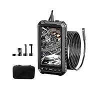 Telecamera For Endoscopio Industriale Con Schermo IPS Da 5 Pollici HD1080P 8 Mm Periscopio A 6 Luci LED For L'ispezione Delle Fogne Del Motore Del'auto Immagini Chiare Precise(5m,8mm Dual Lens)