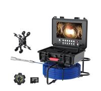 Telecamera for fognatura da 9 pollici con trasmettitore Contatore contametri autolivellante DVR Video ispezione endoscopio IP68 impermeabile(30M)