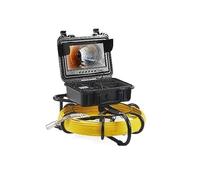 Telecamera for fognature con localizzatore 512 Hz Telecamera for ispezione tubazioni IP68 da 9" con funzione DVR con 12 LED regolabili e scheda SD da 16 GB(9 inch Screen 91M)
