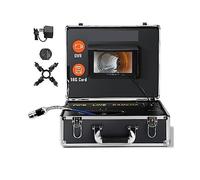 Telecamera for fognature Telecamera for ispezione tubazioni con schermo da 7" con funzione DVR Telecamera impermeabile con 12 LED regolabili e scheda SD da 16 GB(30M)