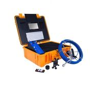 Telecamera for ispezione della fotocamera fognaria, endoscopio industriale di fognatura da 9 pollici Vedio + Rediio + 8x Immagine ingrandisce 20/50/100m per Condotte Fognarie(20m,7 inch screen)