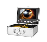 Telecamera for ispezione di tubi fognari da 17 mm con DVR, scheda TF 16 GB, monitor 9", sistema telecamere endoscopiche industriali AHD 720P for scarico fognario(25m)