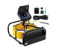 Telecamera for ispezione tubi con DVR Scheda micro SD da 16 GB Monitor da 4,3 pollici IP68 8500mHA Batteria Scarico fognario Endoscopio industriale 50M Per uso fai da te