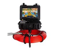 Telecamera For Ispezione Tubi Con Schermo HD DVR Da 9" 20/30/50/100M, Diametro 7/23 Mm, IP68, Endoscopio Industriale For Video Di Condotte Fognarie Buona Qualità Dell'Immagine(40 m,9in DVR)