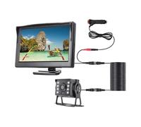 Telecamera for retromarcia for auto con monitor for camion Paking impermeabile for visione notturna 24V schermo HD da 5 "Installazione semplice(Only camera)