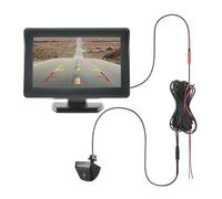 Telecamera For Retromarcia For Auto Con Monitor For Parcheggio Del Veicolo Monitor For Telecamera Di Retromarcia HD Con Schermo Da 4,3 Pollici Installazione Semplice Facile Da Usare(430-BKHSR)