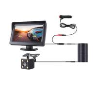 Telecamera For Retromarcia For Auto Da 4,3 Pollici Con Monitor For Parcheggio Del Veicolo Telecamera For Retromarcia LED HD Schermo LCD TFT Installazione Semplice Facile Da Usare(430B-CL-4LED-6M)
