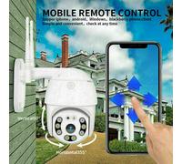 TELECAMERA FULL COLOR 5MP ESTERNA MOTORIZZATA IR WIFI PTZ 1080P HD IP CAMERA