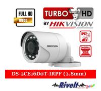TELECAMERA HIKVISION 3,6 MM 2 MPX DS-2CE16D0T-IRPF 4 in 1 IP 67 esterno full hd
