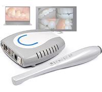 Telecamera intraorale HD, Wireless WiFi HD 5.0MP Telecamera visiva orale veterinaria con 6 luci LED Visualizzatore orale Telecamera dentale intraorale HD di tipo diviso compatibile con PC TV VGA