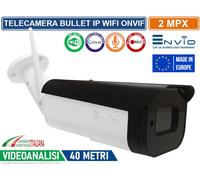 TELECAMERA IP 2MP WIFI SDCARD VIDEOANALISI HUMAN DETECT AUDIO 40 MT IP66 XMEYE