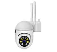 Telecamera IP 5G Telecamera di sorveglianza WiFi 1080P HD Telecamera di sicurezza for visione notturna a colori Telecamera wireless con zoom digitale 4x(Cam add 16G)
