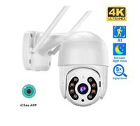 Telecamera IP 8MP 4K 5MP Speed Dome Auto Tracking telecamera PTZ Smart Home Outdoor Wireless WIFI telecamera Monitor di sorveglianza