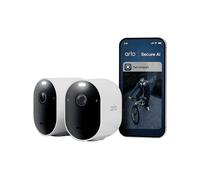 Telecamera di sorveglianza senza fili ARLO Pro 6 2K+ Spotlight 2 telecamere Nero e Bianco - Nouvo