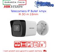 TELECAMERA HIKVISION PROVALUE EASY IP 1.0+ BULLET IP OTTICA FISSA H.265 + 4MP (2560x1440pixel) a 20fps
