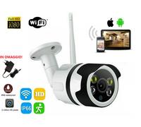 TELECAMERA IP CAM WIFI ESTERNA FULL HD 1080P WIRELESS SLOT SD CARD IP66