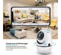 Telecamera IP Camera HD 720P WiFi con microfono Motorizzata Wireless Cloud P2P