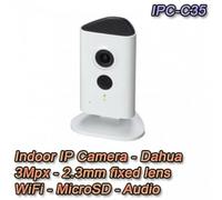 TELECAMERA IP DA INTERNO 3MP HD WIFI E IR LED SERIE C DAHUA IPC C35