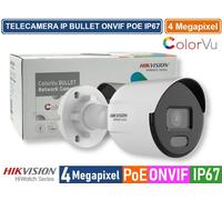 HIWATCH - Hikvision Videocamera Bullet IP 4MP 2.8mm ColorVU - HWI-B149HA (2.8mm)