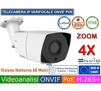 TELECAMERA IP POE FULL COLOR ONVIF VISIONE COLORE al BUIO ASSOLUTO 3MPX