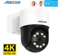 Telecamera IP PTZ da 8MP 4K Rilevazione facciale Audio POE Esterna H.265 Onvif CCTV RTSP Visione notturna a colori AI Telecamera di sicurezza stradale Xmeye