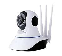 Today Shopping TELECAMERA IP TRE ANTENNE CAMERA HD 720P WIRELESS MOTORIZZATA WIFI RETE INTERNET tasto reset sotto obiettivo