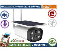 Telecamera Pannello Solare WIFI Esterno Camera Videosorveglianza Esterna IP67