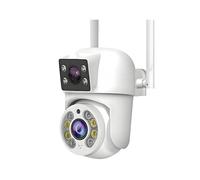 Telecamera IP WIFI 3MP + 3MP PTZ doppia lente doppio schermo rilevamento manuale visione notturna a colori telecamera di sorveglianza di sicurezza esterna(6MP 2.4G Only Camera)