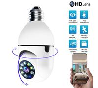 Telecamera IP WiFi 4G E27 Lampadina Cam 3MP Wireless Baby Monitor AI Tracciamento Sicurezza Video Sorveglianza Pet Cam SmartLife Indoor