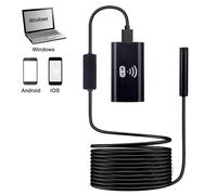 Endoscopio USB Telecamera ispezione flessibile 6 LED 5M Sonda Impermeabile