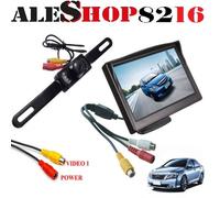 TELECAMERA MONITOR A COLORI LCD 5" KIT RETROMARCIA PER AUTO CAMION CAMPER DV