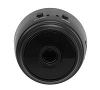 Telecamera Monitor, Mini Telecamera Wi-Fi Wireless con Cover Posteriore Magnetica per la Casa (Nero)
