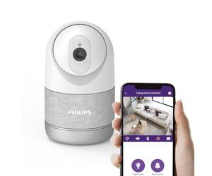 Telecamera motorizzata e connessa - PHILIPS - 531051 - Interni - Risoluzione 2K - WelcomeEye Look