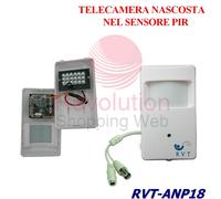 TELECAMERA SENSORE PIR ANALOGICA CON INFRAROSSI PER VISIONE NOTTURNA
