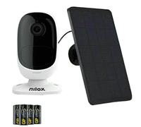 Telecamera Nilox Smart Security Wifi con Pannello Solare a Batterie con Audio
