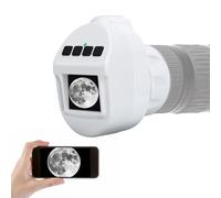 Telecamera oculare elettronica, adatta per monoculari e microscopi da 34-46 mm, WiFi Live Streaming, visione notturna a infrarossi, display da 1,6 pollici, registrazione di foto/video, batteria da 6