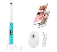 Telecamera Orale Dentale, Telecamera Intraorale Hd per Endoscopio Intraorale Wireless, Telecamera Dentale per Endoscopio Wifi 1080P Hd, Videocamera per Denti Wireless Impermeabile con 8 Luci A Led