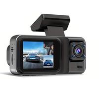 Telecamera per Auto Dash Cam per auto, telecamera Black Box, DVR per, videoregistratore 1080P, per visione posteriore per veicolo, per Dashcam Auto Grandangolo(3 Lens Dash cam,With 64G TF Card)