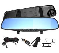 TELECAMERA PER AUTO DASH CAM SPECCHIETTO RETROVISORE REGISTRATORE DVR FULL HD