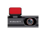 Telecamera per Auto Dash Cam WIFI GPS CAR DVR Anteriore 4K e Posteriore 1080P Doppia Lente Telecamera Visione Notturna Monitor di Parcheggio 24 Ore Dashcam Auto Grandangolo(With 6M RC-GPS-KIT,128G)